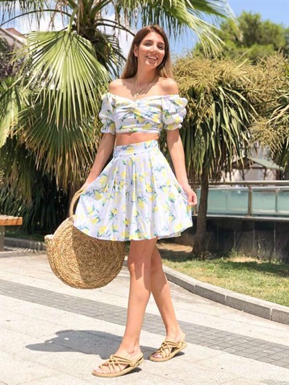 Prenses Kol Zara Model Limon Takım 