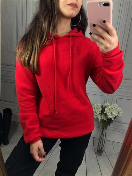Queen Sweatshirt - Kırmızı