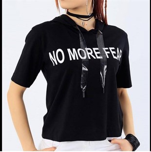 No More Fear T-shirt-Siyah