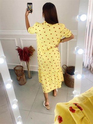 Sarı Papatya Elbise
